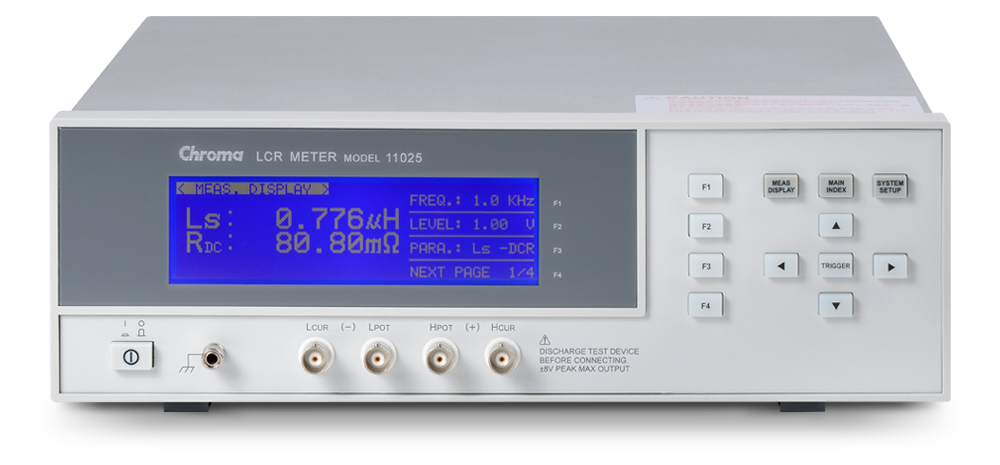 Chroma LCR Meters and Impedance Analyzers